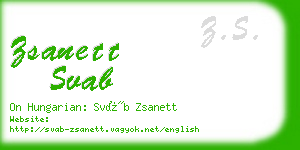 zsanett svab business card